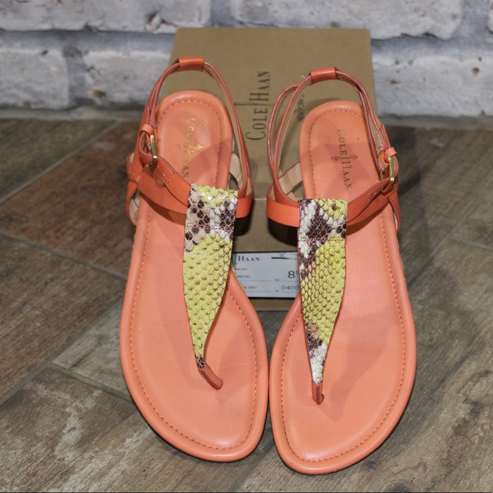 Cole Haan Python Grove Sandal - Picture 2 of 6